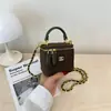 Bolso pequeño cuadrado cruzado de un solo hombro con patrón de diamantes 2026 transfronterizo, bolso tipo caja popular estilo coreano, monedero elegante de alta gama