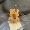 Broche de Pelúcia de Urso Fofo de Desenho Animado, Pingente para Mochila de Coala, Acessório Chaveiro, Decoração de Lenço