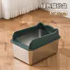 Caja de Arena para Gatos LOGO Personalización Metal Plástico Extra Grande Semicerrada Anti-Rastreo Fábrica Muestra Gratuita Personalización