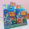 Regalo Día del Niño Rompecabezas Estéreo de Animales 3-6 Años Juguete de Educación Temprana para Niños Pequeños Zoológico León Cebra Elefante de Dibujos Animados