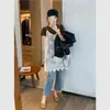 ¡Elegancia Francesa! Vestido camisola de encaje sin mangas blanco para mujer, estilo nuevo primavera 2026, adecuado para usar en capas y para salir