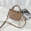 2025 Bolsa Transversal Estilosa Tipo Balde Versátil Tendência Bolsa de Ombro para Mulheres Popular Cor Sólida Nova Bolsa Pequena