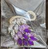 Nuevo broche de cisne con personalidad y incrustaciones de diamantes, diseño de nicho de alta gama, tendencia de moda, broche antideslizamiento, accesorio de ropa
