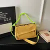 Bolso Cruzado Versátil Transfronterizo, de Moda, Casual, Sencillo, Bolso tipo Almohada para Viajero, Gran Capacidad, Bolso de Hombro Ligero, Moderno para Mujeres