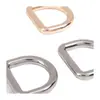 Atacado de Fabricante de Acessórios para Ferragens de Bagagem, Argolas de Fivela em Forma de D Semicircular, Fivelas de Ferragem, Acessórios para Bolsas, Chaveiros de Metal, Feitos Sob Medida