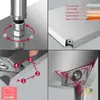 Estante de Almacenamiento de Cocina de Acero Inoxidable de Pie Gabinete Multicapa de Cinco Niveles Estante para Ollas Estante de Almacenamiento para Horno de Microondas Artículos para el Hogar