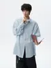 Camisa de Manga Larga para Hombre, Rosa, Transpirable, Lino Dopamina, Chaqueta Ligera de Verano con Protección Solar, Camisa Casual de Seda Helada