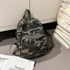 Nova Mochila Pequena Camuflada Retro da Moda para Mulheres Viagem ao Ar Livre Mini Mochila Tendência Casual Estudante Mochila para Tablet Escola