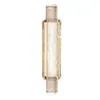 Arandela de cristal com bolhas, luminária de parede de luxo leve para sala de estar, fundo de TV, luminária decorativa com toque de alta qualidade, adequada para corredor, quarto e iluminação de cabeceira