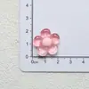 Pequena 2cm Mais Vendida Gelo Transparente Flor de Cinco Pétalas DIY Joias de Resina Papelaria Adesivo Chaveiro Pingente Material Artesanal