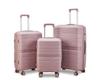 Juego de Maletas de Tres Piezas de Material PP con Candado de Contraseña Silencioso, Maleta de Cabina con Gran Espacio de 28 pulgadas, Maleta Trolley para Hombre y Mujer