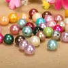 Cuentas de Imitación Perla de Alto Brillo con Agujero, 4/5/6/8/10mm, Cuentas Redondas Blancas, Cuentas Sueltas en Forma de Gota, Materiales para Pulseras y Collares