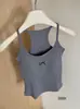 Nuevo top sin mangas halter con estampado de lazos, dulce y fresco, top versátil de corte ajustado para usar tanto solo como debajo de otra prenda