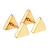 Pendientes Triangulares Modernos y Sencillos, Diseño de Nicho Personalizado, Pendientes Espirales, Pendientes de Acero Inoxidable, Venta Directa de Fábrica de Joyería