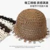 Gorro de Punto Calado para Mujer, Transpirable de Verano, Decorado con Conchas, Estilo Bohemio Hecho a Mano, Gorro Adelgazante