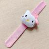 Pulseira Snap Circle de Pelúcia Desenho Animado Infantil Fofa Sanrio para Namorada Animal de Pelúcia Bate-bate Círculo Criativo Japonês e Coreano Presente