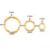 Accesorios de Joyería de Aleación DIY Anillo de Mobius Pulsera Llavero Collar Colgante Decorativo B204