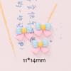 Mini accesorios de dibujos animados que combinan con todo, accesorios para el cabello con gel de crema para uñas, pinzas para el cabello, accesorios de resina al por mayor