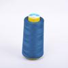 Hilo de Coser Liuqing Colorido Número 402 3000 Yardas Azul Hilo de Coser Colorido de Alta Velocidad Fábrica de Ropa Overlock 402 Rollo Grande