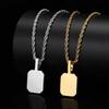 Collar de Piedras Preciosas Coloridas para Hombre, Joyería Popular de Hip-Hop Europeo y Americano Transfronterizo, Accesorios de Alta Gama para Mujer, Colgante de Zirconia