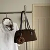 Bolsa de Ombro Grande Capacidade Retro de Alto Valor Estilo Coreano 2026 Nova Moda Bolsa Almofada Nicho para Deslocamento Ombro Único Feminina