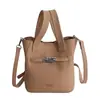 Bolso Pequeño Elegante de Gama Alta para Mujer 2026 Nueva Moda Bolso Cruzado Versátil para Salir, Bolso de Mano Pequeño, Bolso Tipo Cubo