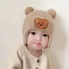 Gorro de Cerdo Lindo para Bebé Invierno Niños y Niñas Gorro de Punto Lindo Gorro de Punto para Bebés y Niños Pequeños Gorro Cálido para Niños