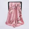 Pañuelo cuadrado de primavera de venta caliente para mujer, pañuelo de seda de Hangzhou, seda artificial, otoño e invierno, regalo, pañuelo estampado al por mayor