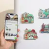 Imanes de Refrigerador Culturales y Creativos de Acrílico AI Quanzhou, Souvenirs Turísticos con Check-in NFC, Pegatinas Magnéticas Conmemorativas