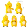 Decoración para Pastel de Dragón de Leche Gordito Pequeño de Moda Lindo Genial Amarillo Pequeño Dinosaurio de Leche Decoración para Hornear de Cumpleaños