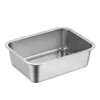 Fábrica de Origen Caja de Arena para Gatos de Acero Inoxidable Tamaño Grande Amazon Anti-Olor Inodoro para Gatos Venta al por Mayor Personalización Admite Etiqueta Privada
