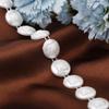 Ventas Directas de Fábrica Doble Línea Semicircular Forma de Flor Conectados Perla de Imitación diy Alambre Diamante Venta al por Mayor Manualidades Accesorios Decorativos para Ropa