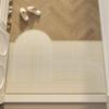 Felpudo de Entrada con Bucles de Seda, Felpudo Estilo Crema para Recibidor, Vestíbulo y Alfombra de Entrada, Personalizable, Resistente a la Suciedad, Antideslizante