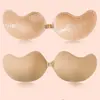 Bio-Cola Manga Fivela Frontal Patch no Peito Copo Patch para Seios Sutiã Push-Up de Silicone Invisível Patch no Peito para Vestido de Noiva