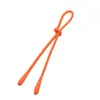 Corda de Puxar Revestida de Silicone Laranja, Tira de Puxar, Corda de Puxar, Corda Revestida, Alça de Puxar, Argola de Puxar, Acessórios para Vestuário