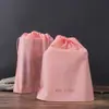 Bolsa con cordón bolsa con cordón engrosada bolsa de almacenamiento impermeable bolsa de embalaje a prueba de polvo bolsa de almacenamiento para ropa y zapatos bolsas al por mayor al por mayor