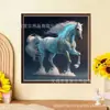 Pintura de Diamantes 5D Exportación Transfronteriza Dropshipping Etiquetado Zodiaco Lindo Pegatina DIY Mosaico Diamante Redondo Decoración del Hogar Pintura