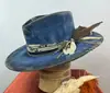 Sombrero de fieltro de lana jazz, nuevo y popular, para otoño e invierno, de Amazon Independent Station, estilo vintage antiguo para hombre.