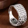 Anillo de Moda de Gama Alta Yanyu con Patrón Tejido Flor de Iris Anillo Abierto Joyería Vintage de Moda Directo del Fabricante