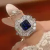 Novo Conjunto de Joias Decorações Brincos Colar Anel Pedra Colorida Cloisonné Moda de Alto Padrão Feminino Atacado