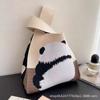 Bolsa de punto divertida de dibujos animados, Bolso de mano de punto, Bolso de mano de Año Nuevo, Bolso lindo, Bolsa de regalo de Año Nuevo