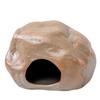 Hamster Cerâmica Imitação Pedra Caverna Pedra Grés Natural Imitação Pedra Original Paisagem Flor Galho Rato Seda Dourada Urso Ninho de Dormir Casa de Fuga