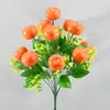 Set de Frutas Simuladas, Fruta Roja de Espuma, Decoración para el Hogar con Flores, Adornos Sencillos, Accesorios para Fotografía, Arreglo Floral y Plantas en Maceta al por Mayor