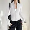 Secado rápido perchero para ropa cuello ajustado corte slim mostrar figura delgada ropa de fitness mostrar figura delgada chaqueta deportiva para yoga running chaqueta deportiva para entrenamiento de Pilates ropa de yoga
