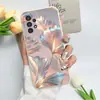 Funda para Teléfono Móvil Samsung S25Ultra A17 Adecuada para A07 Flor de Polvo Dorado S26 Funda Protectora S24 Carcasa Blanda TPU Ilustración