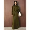 Nuevo Conjunto de Punto Retro Coreano de Invierno: Cárdigan Holgado + Falda, Dos Piezas Cómodo y de Moda para Mujer
