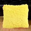 Stock Disponible Dropshipping Peluche Color Sólido León Marino Terciopelo Respaldo de Sofá Supermercado Extranjero Cojín Cuadrado Cojín de Cuero
