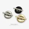 Botões combinados de metal de formato irregular para sobretudos, ternos, cardigãs de tricô, casacos e acessórios de botões decorativos costurados à mão