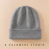 Chapéu Casual de Caxemira 100% Pura com Camada Dupla para Homens e Mulheres, Chapéu de Tricô Versátil, Chapéu Quente Espessado, Chapéu de Lã Tricotado, Chapéu para Frio