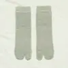 Calcetines de Dos Dedos para Mujer, Color Sólido, Estilo Delgado, Estilo Japonés, Calcetines de Dedos Divididos, Calcetines de Dos Dedos de Media Pantorrilla, Calcetines de Dedos Divididos al por Mayor